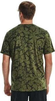 T-shirt de fitness Under Armour Men's UA Rush Energy Print Short Sleeve Marine OD Green/Black XS T-shirt de fitness - 5