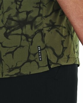 Fitness tričko Under Armour Men's UA Rush Energy Print Short Sleeve Marine OD Green/Black S Fitness tričko - 3