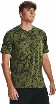 Fitness T-Shirt Under Armour Men's UA Rush Energy Print Short Sleeve Marine OD Green/Black S Fitness T-Shirt - 4
