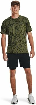 Fitness T-Shirt Under Armour Men's UA Rush Energy Print Short Sleeve Marine OD Green/Black S Fitness T-Shirt - 6