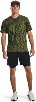 Fitness T-Shirt Under Armour Men's UA Rush Energy Print Short Sleeve Marine OD Green/Black M Fitness T-Shirt - 6