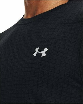 Majica za fitnes Under Armour Men's UA Seamless Grid Short Sleeve Black/Mod Gray S Majica za fitnes - 5