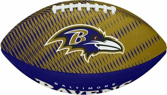 American football Wilson NFL JR Team Tailgate Football Baltimore Ravens Yellow/Blue American football - 2