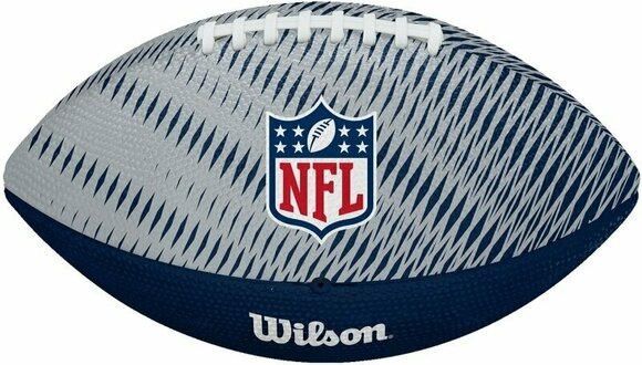 Amerikansk fodbold Wilson NFL JR Team Tailgate Football Dallas Cowboys Silver/Blue Amerikansk fodbold - 3