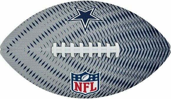 Fotbal american Wilson NFL JR Team Tailgate Football Dallas Cowboys Argintiu/Albastru Fotbal american - 4