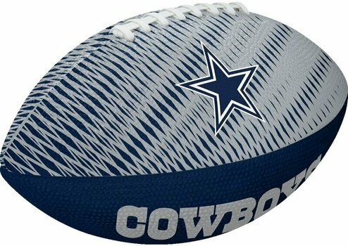 Football américain Wilson NFL JR Team Tailgate Football Dallas Cowboys Silver/Blue Football américain - 5