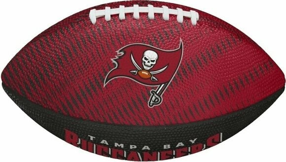 Football americano Wilson NFL JR Team Tailgate Football Tampa Bay Buccaneers Black/Red Football americano - 2