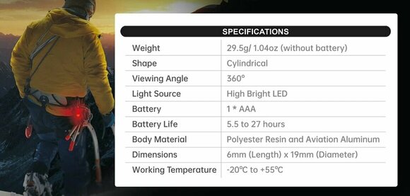 Ručna baterijska svjetiljka Nextorch GT-AAA Žuta Ručna baterijska svjetiljka - 16
