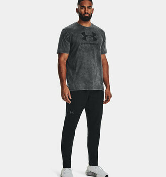 Fitness tričko Under Armour Men's UA Wash Tonal Sportstyle Short Sleeve Black Medium Heather/Black 2XL Fitness tričko - 6