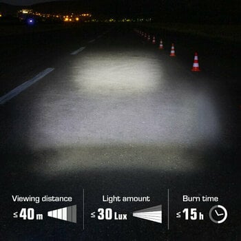 Oświetlenie rowerowe przednie Sigma Aura 30 lux Black Oświetlenie rowerowe przednie - 4