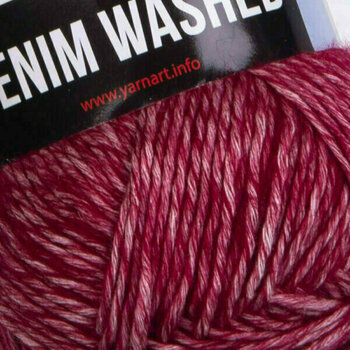 Knitting Yarn Yarn Art Denim Washed 918 Dark Pink Knitting Yarn - 2