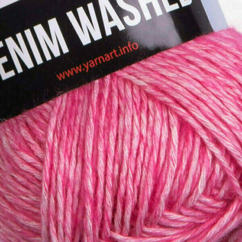 Knitting Yarn Yarn Art Denim Washed 905 Pink Knitting Yarn - 2