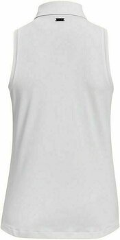 Chemise polo Under Armour Women's UA Zinger Sleeveless Polo White/Halo Gray/Metallic Silver L - 2