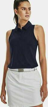 Polo majice Under Armour Women's UA Zinger Sleeveless Midnight Navy/Jet Gray/Metallic Silver L Polo majice - 3