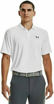 Chemise polo Under Armour Men's UA Performance 3.0 Polo White/Pitch Gray L - 3