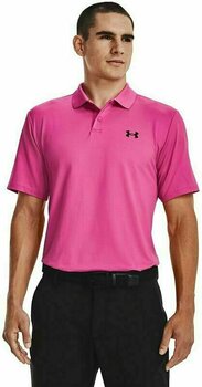 Chemise polo Under Armour Men's UA Performance 3.0 Polo Rebel Pink/Black S - 3