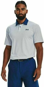 Chemise polo Under Armour Men's UA T2G Printed Polo White/Blue Mirage S - 3
