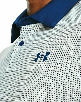Chemise polo Under Armour Men's UA T2G Printed Polo White/Blue Mirage S - 6
