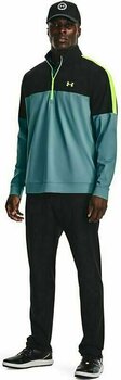 Hoodie/Sweater Under Armour Men's UA Storm Midlayer Half Zip Still Water/Black/Lime Surge S - 5