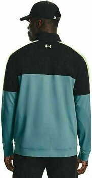 Hoodie/Sweater Under Armour Men's UA Storm Midlayer Half Zip Still Water/Black/Lime Surge XL - 4