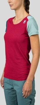 Outdoorové tričko Rafiki Chulilla Lady T-Shirt Short Sleeve Earth Red 40 Outdoorové tričko - 4