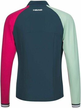 Tenisové tričko Head Breaker Jacket Women Pastel Green/Navy L Tenisové tričko - 2
