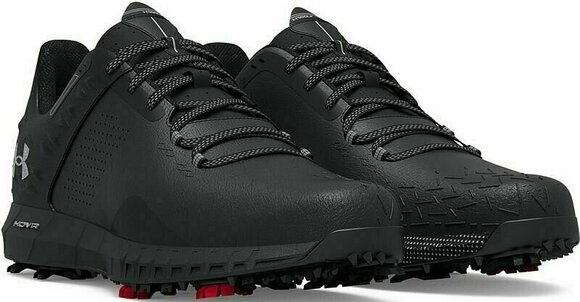 Men's golf shoes Under Armour Men's UA HOVR Drive 2 Wide Golf Shoes Black/Mod Gray 45 - 4