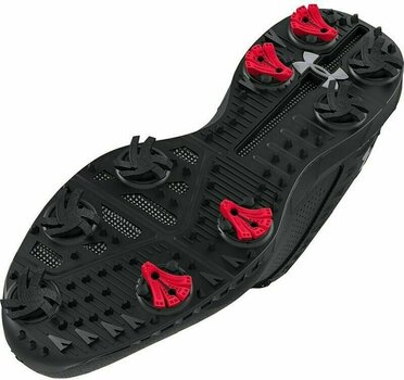 Chaussures de golf pour hommes Under Armour Men's UA HOVR Drive 2 Wide Golf Shoes Black/Mod Gray 46 - 3
