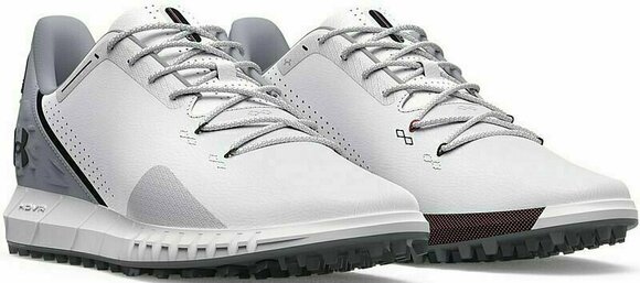 Calçado de golfe para homem Under Armour Men's UA HOVR Drive Spikeless Wide Golf Shoes White/Mod Gray/Black 44 - 3