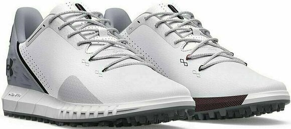 Men's golf shoes Under Armour Men's UA HOVR Drive Spikeless Wide Golf Shoes White/Mod Gray/Black 45 - 3