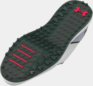 Chaussures de golf pour hommes Under Armour Men's UA HOVR Drive Spikeless Wide Golf Shoes White/Mod Gray/Black 45 - 5