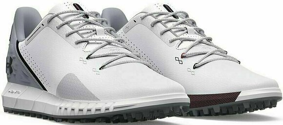 Férfi golfcipők Under Armour Men's UA HOVR Drive Spikeless Wide Golf Shoes White/Mod Gray/Black 45,5 - 3