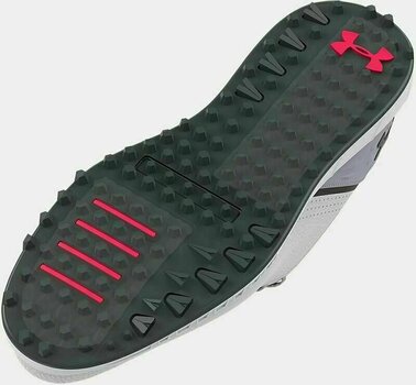 Chaussures de golf pour hommes Under Armour Men's UA HOVR Drive Spikeless Wide Golf Shoes White/Mod Gray/Black 45,5 - 5