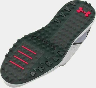 Ανδρικό Παπούτσι για Γκολφ Under Armour Men's UA HOVR Drive Spikeless Wide Golf Shoes White/Mod Gray/Black 45,5 - 5