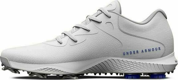 Calçado de golfe para mulher Under Armour Women's UA Charged Breathe 2 Golf Shoes White/Metallic Silver 38 - 2
