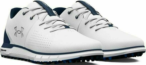 Мъжки голф обувки Under Armour Men's UA HOVR Fade 2 Spikeless Golf Shoes White/Academy 43 - 3