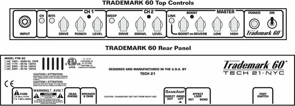 Modelling gitarsko combo pojačalo Tech 21 Trademark-60 / 112 - 2