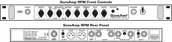 Gitasko pojačalo Tech 21 SansAmp RPM - 2