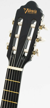 Guitare classique taile 1/2 pour enfant Valencia VC152 Black - 4