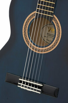 Guitarra clásica Valencia VC153 Blue Sunburst - 4