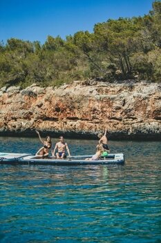 Paddle Board Jobe Infinity Island Inflatable Dock with Pump Grey Paddle Board - 8