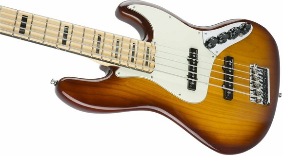 Gitara basowa 5-strunowa Fender American Elite Jazz Bass MN Tobacco Sunburst - 3