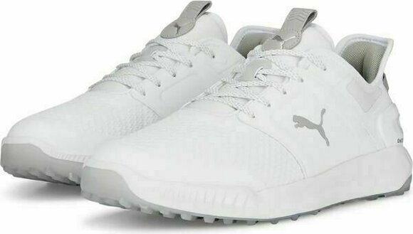 Chaussures de golf pour hommes Puma Ignite Elevate Mens Golf Shoes White/Puma Silver 44 - 3