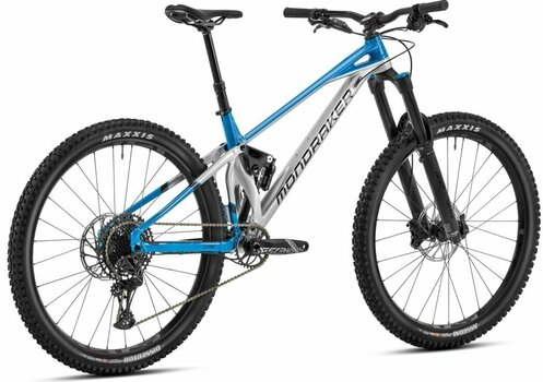 Full Suspension Bike Mondraker Superfoxy Sram SX Eagle 1x12 Racing Silver/Blue Marlin M Full Suspension Bike - 2