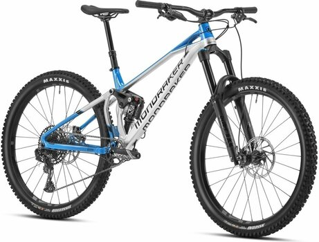 Full Suspension Bike Mondraker Superfoxy Sram SX Eagle 1x12 Racing Silver/Blue Marlin M Full Suspension Bike - 3