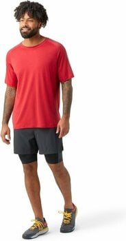 Koszula outdoorowa Smartwool Men's Active Ultralite Short Sleeve Rhythmic Red M Podkoszulek - 2