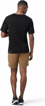 Udendørs T-shirt Smartwool Men's Active Ultralite Short Sleeve Black S T-shirt - 3