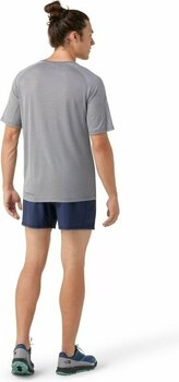 T-shirt de exterior Smartwool Men's Active Ultralite Graphic Short Sleeve Tee Light Gray Heather S T-Shirt - 3