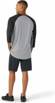 Jersey/T-Shirt Smartwool Men’s Ultralite Mountain Bike 3/4 Sleeve Tee Black XL - 3