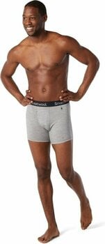 Thermal Underwear Smartwool Men's Merino Boxer Brief Boxed Light Gray Heather M Thermal Underwear - 2